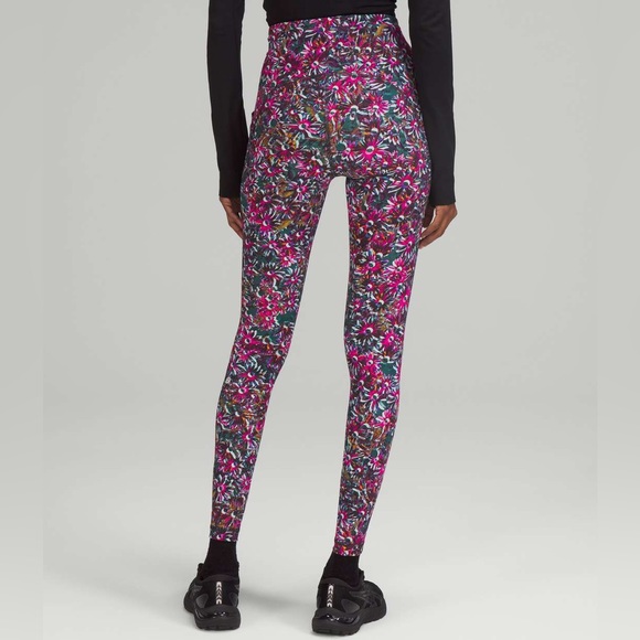 EUC Lululemon Swift Speed High Rise Tight 28” Floral Electric Multi print - Picture 2 of 7